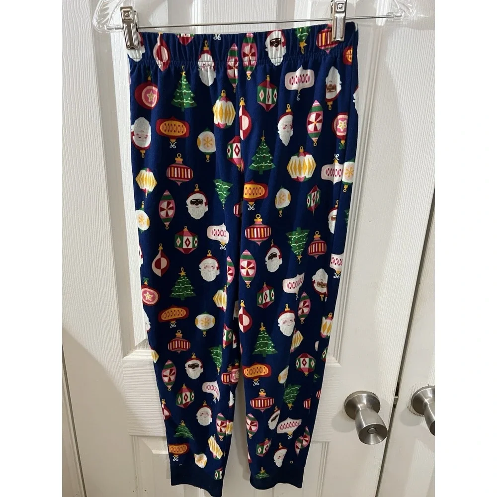 Youth Unisex‎ Christmas Pajamas- North Pole Trading Co Size Small 8